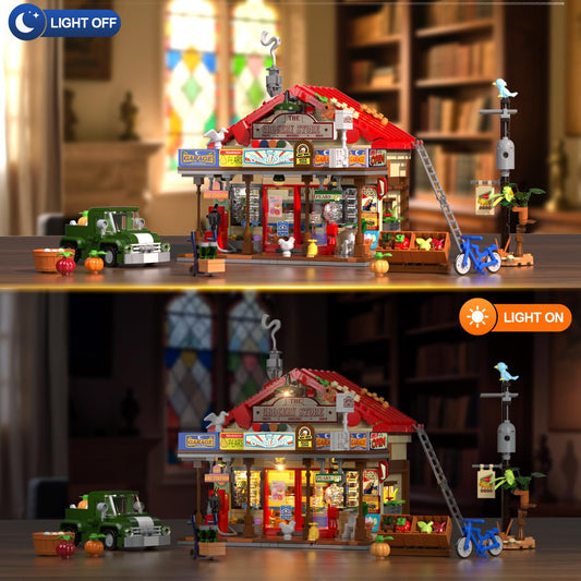 INSOON Country General Store crates and pumpkins add rustic room charm
