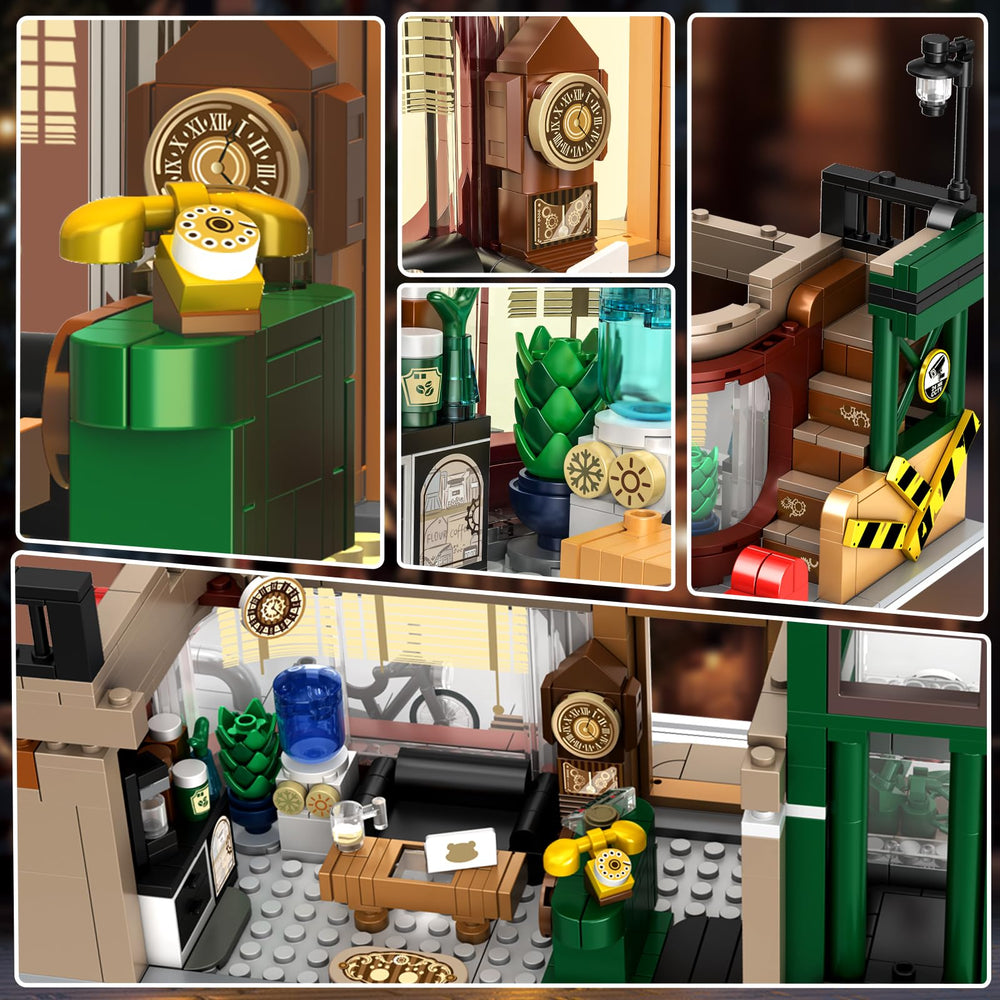 INSOON Detective Agency Building Set clue wall supports interactive storytelling and deduction