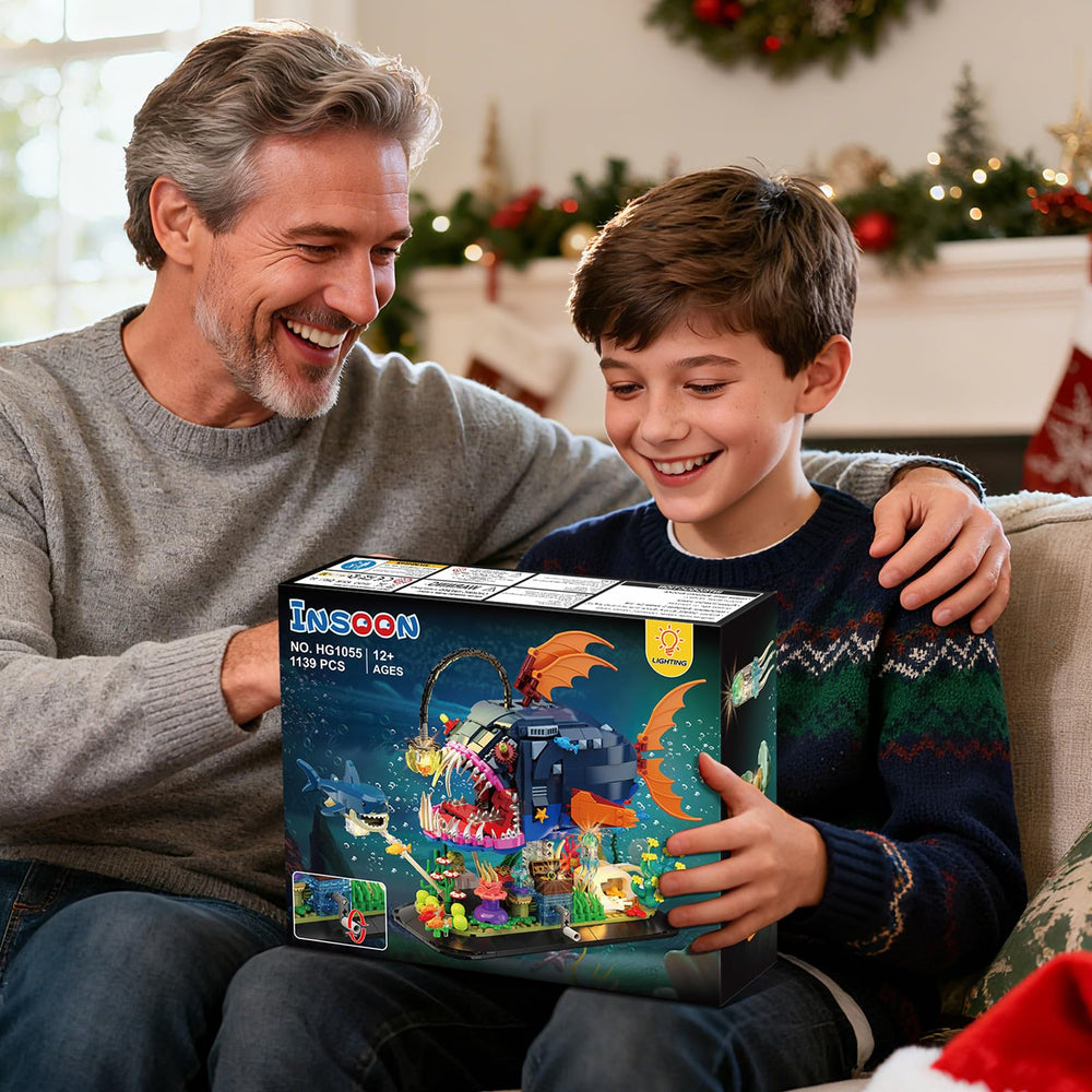 INSOON 1139 pieces assembly challenge offers immersive building fun