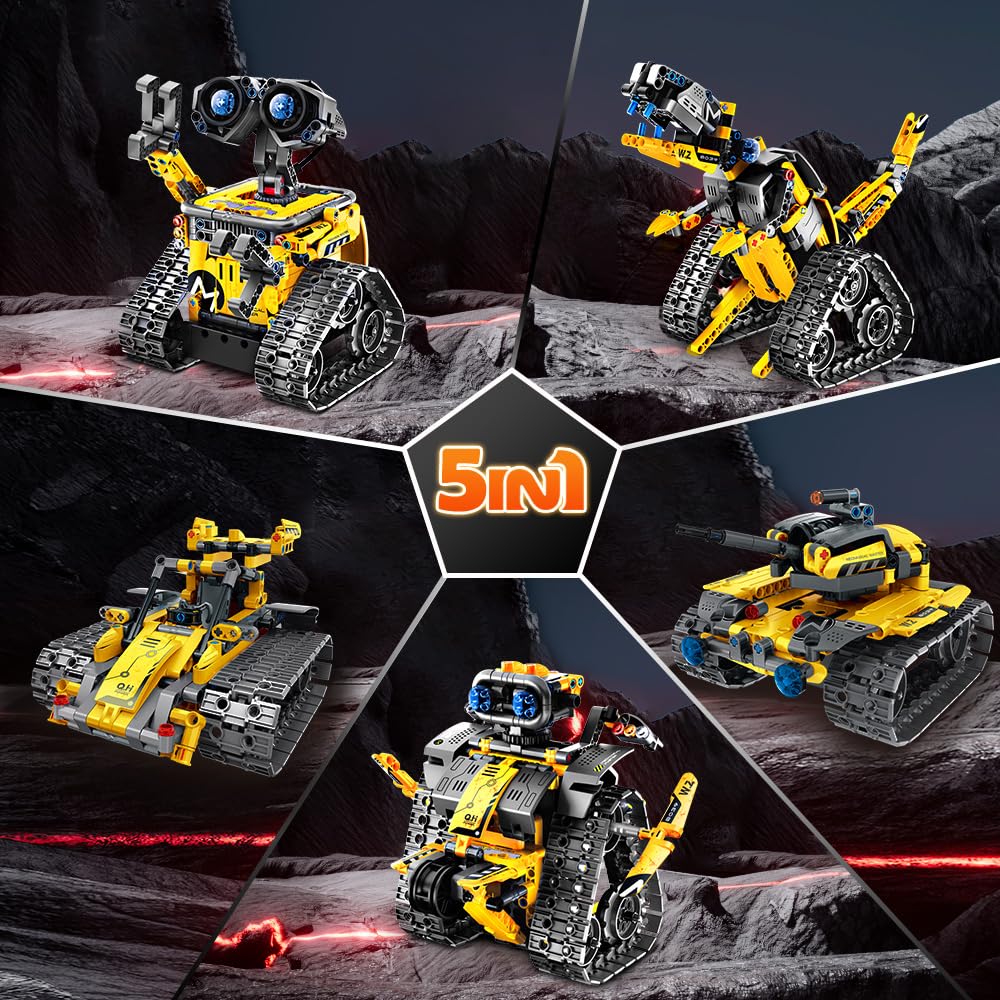 INSOON 5-in-1 engineering robot model fosters problem-solving.