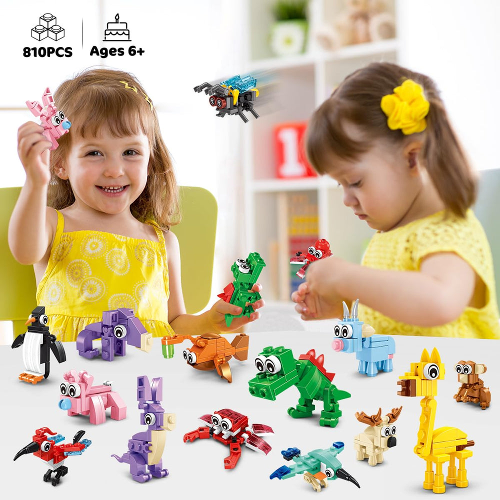 INSOON crocodile blocks for kids party favors, durable design for hands-on building.