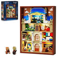 INSOON Artworks frame brick assembly showing detailed build for creative activity