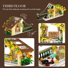 INSOON City Coffee House Building Set terrace reading nook ideal for quiet storytelling
