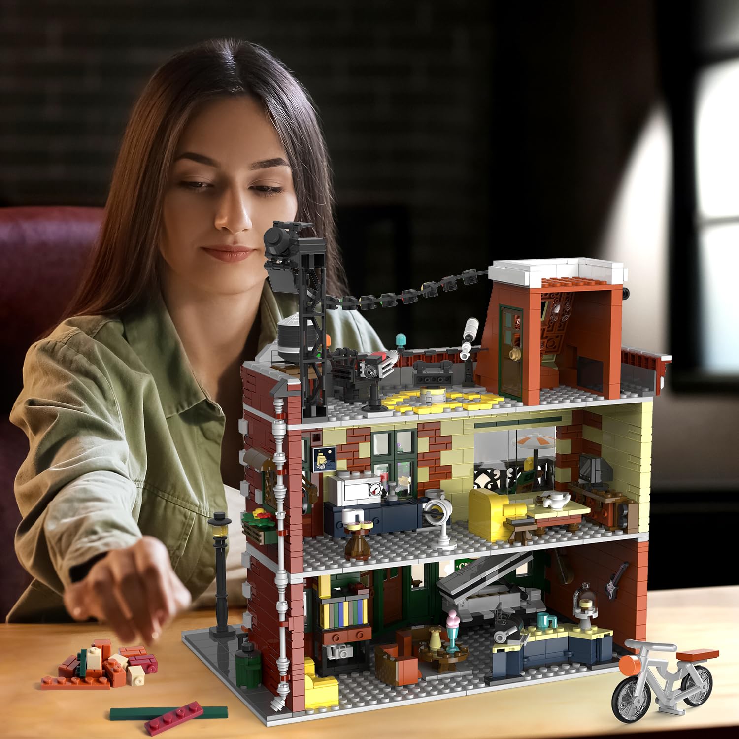 INSOON Coffee House building blocks—ABS construction for durable, long-lasting play.