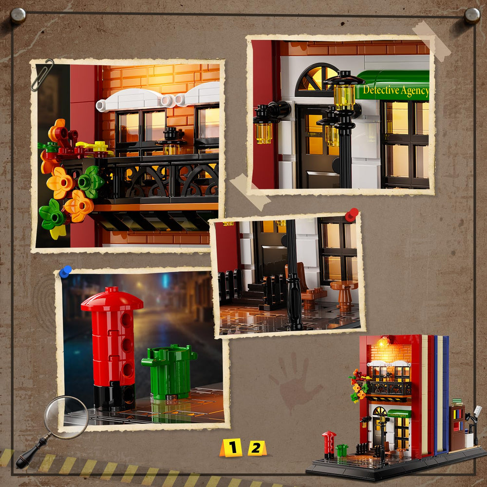 Insoon Detective Bookend Two-Sided Design offers dual functionality