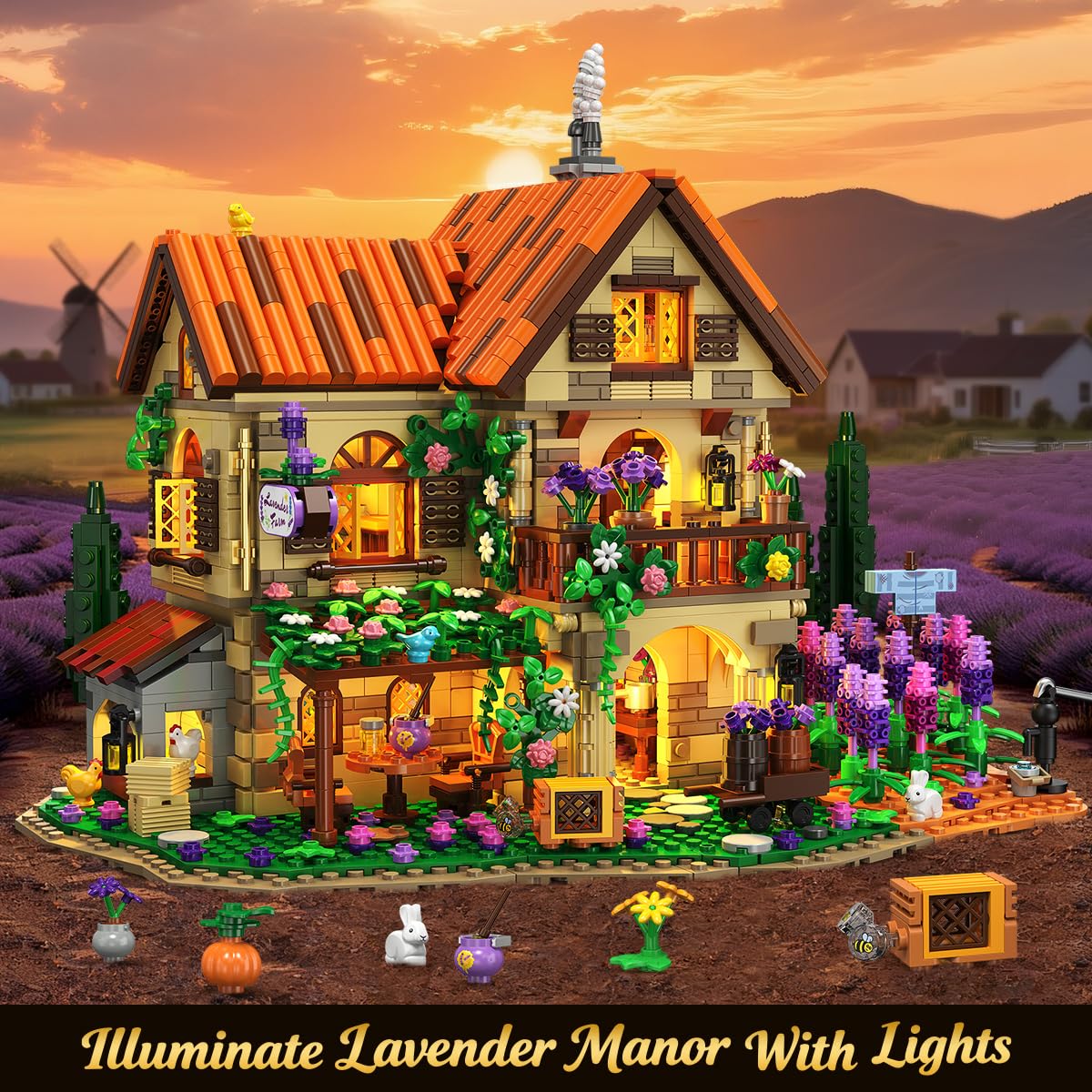 INSOON Lavender Manor House interior ground-floor workshop detail.