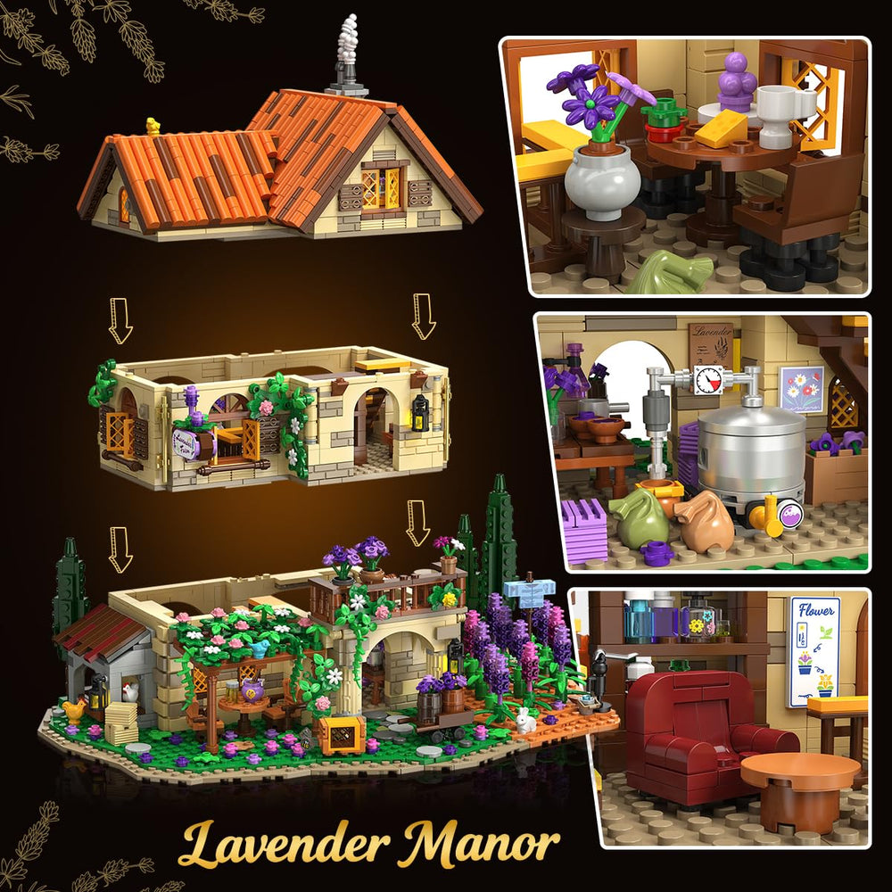 INSOON Lavender Manor House second-floor living room scene.