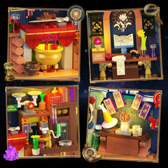INSOON Magic Astrology Booknook alchemist lab interior adds whimsy to desks.