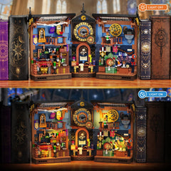 INSOON Magic Astrology Booknook celestial instruments glow for a cozy ambiance.