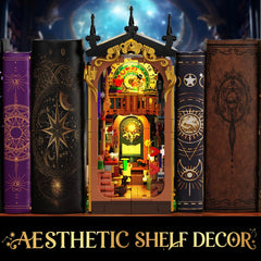 INSOON Magic Astrology Booknook divination table scene with violet crystal ball.