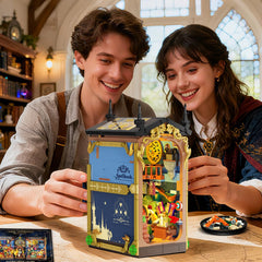 INSOON Magic Astrology Booknook tarot cards and celestial instruments on display.