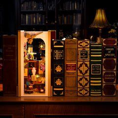 INSOON Magic Book Nook desk display angle complements home decor.