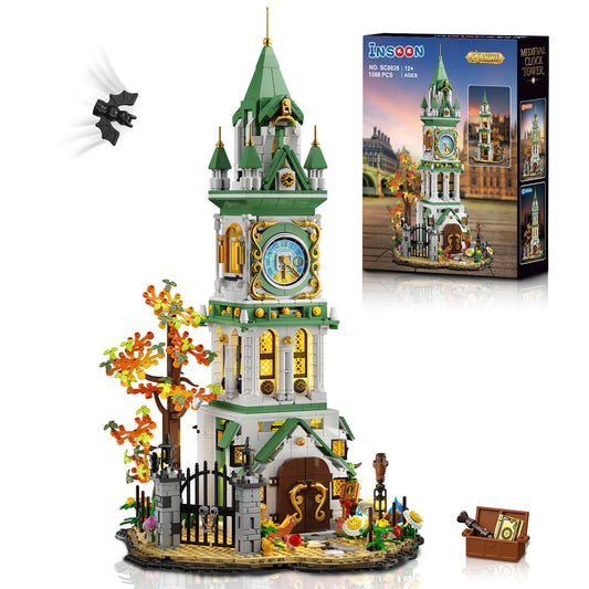 INSOON Magic Clock Tower exterior for stylish shelf display