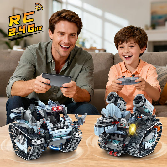 INSOON RC tank car lights-on moment for action-packed play