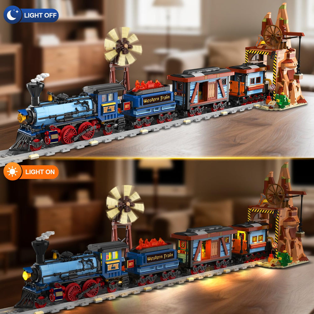 Insoon Water tower detail provides rustic charm for a shelf-ready western scene