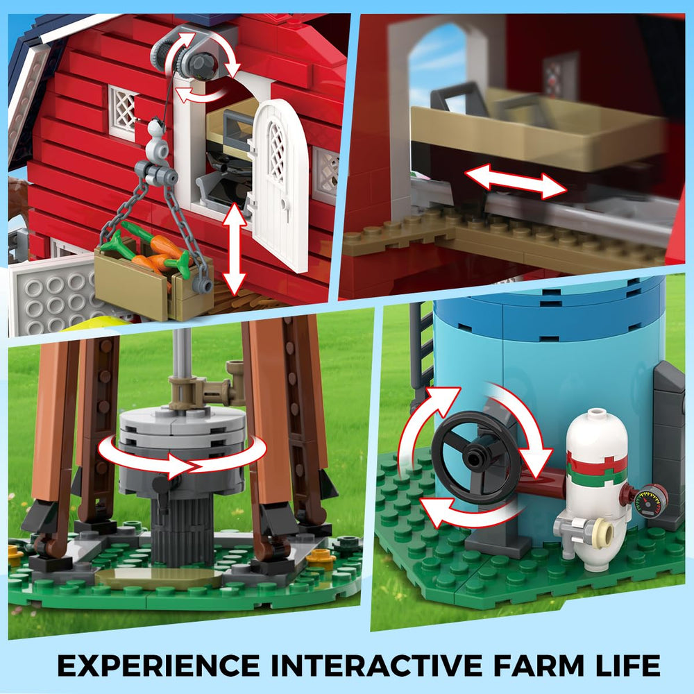 INSOON Tractor with pickup enables authentic farming role-play.