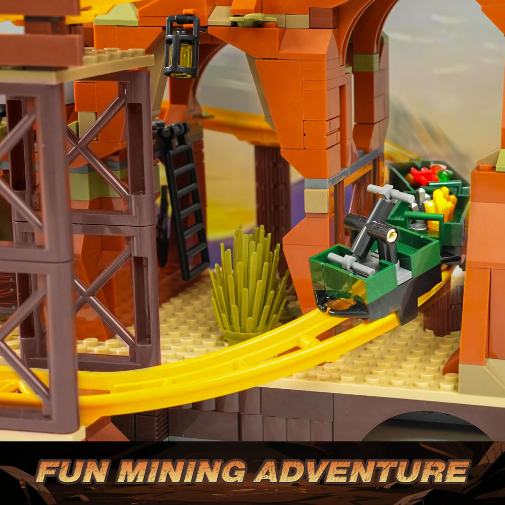 INSOON Western Roller Coaster dusty road signs guide routes and spark exploration in play sessions.