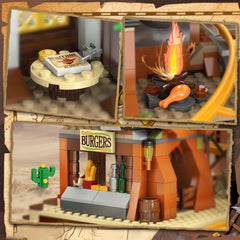 INSOON Western Roller Coaster west carriage highlights classic charm and kid-friendly adventure for shared builds.