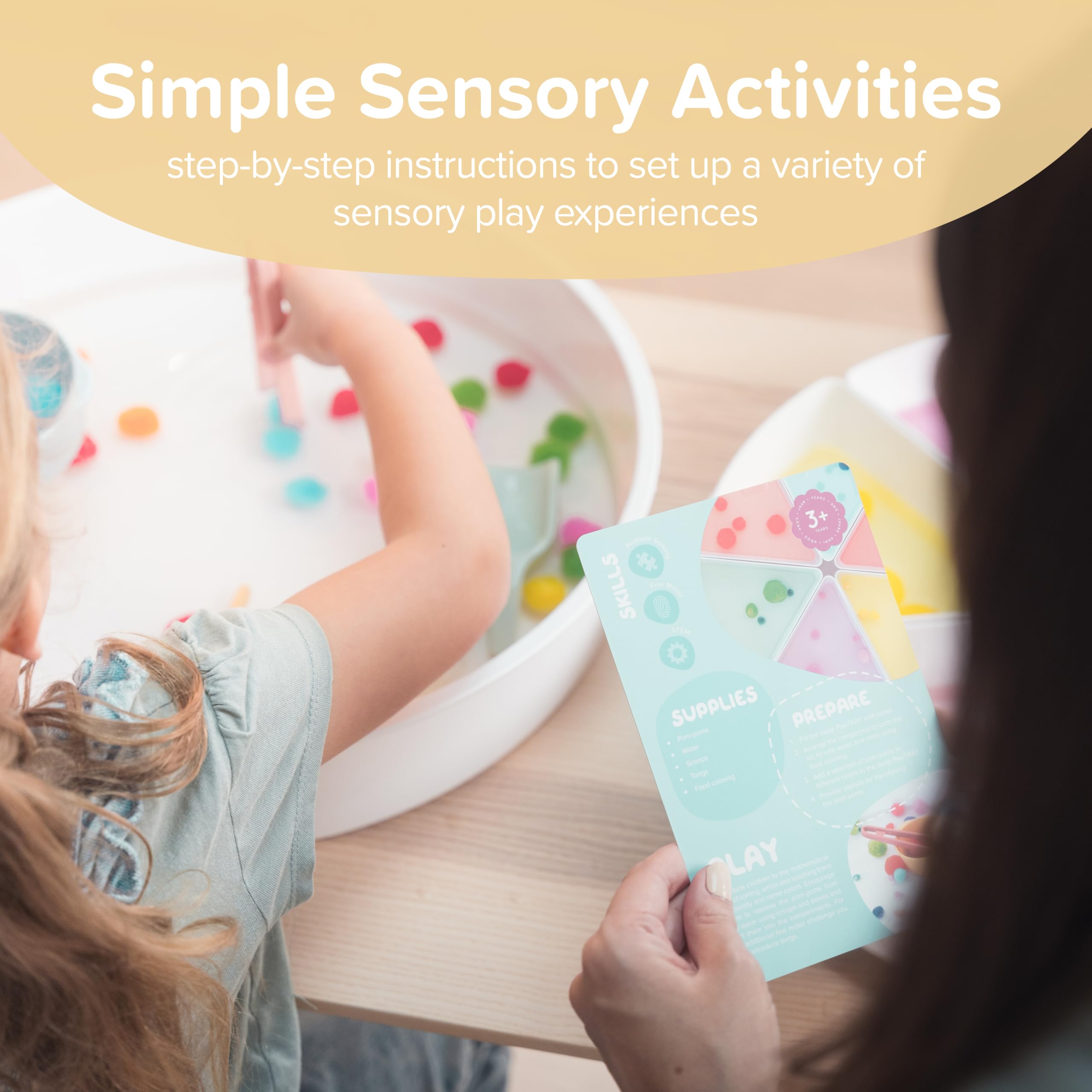 Inspire My Play color and shape card supports color matching and shape recognition