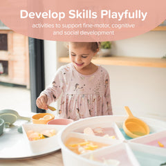 Inspire My Play fine motor card promoting precise hand movements during play