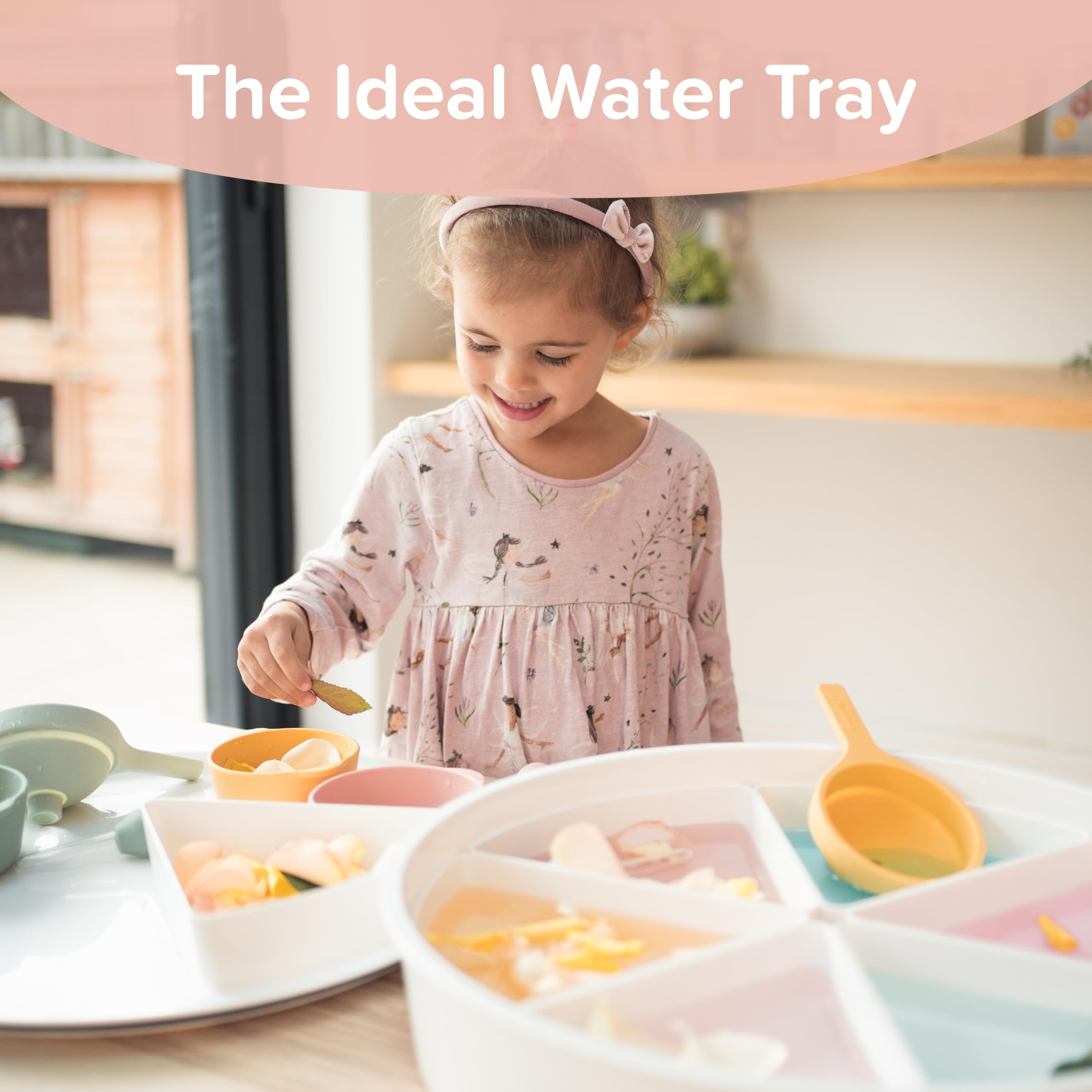 Inspire My Play Large deep bin supports messy sensory activities.