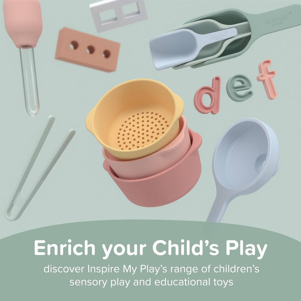 Inspire My Play playtray accessory, enhances hands-on sensory exploration.