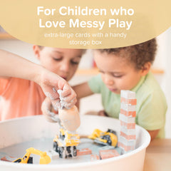 Inspire My Play water play card enabling safe, mess-free splash activities