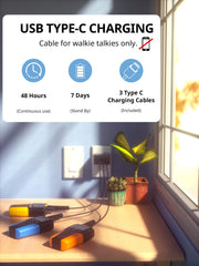 Inspireyes two-pack long-range radios fit family adventures outdoors.