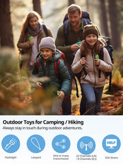 Inspireyes ergonomic walkie talkies fit small hands for comfortable play