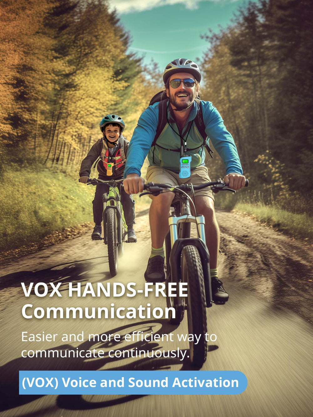Inspireyes VOX and backlit screen for day and night use