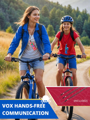 Inspireyes kid radios feature 22 channels and 99 sub-codes for private chats.