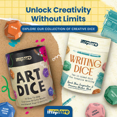 Insplore Art Dice enable group games and collaborative art explorations.