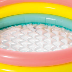 Intex Sunset Glow Baby Pool easy deflate for quick storage after play