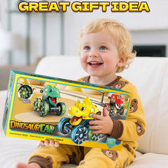 Intoypad dinosaur trucks gift-ready in a colorful box for birthdays