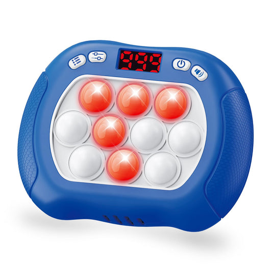 Intoypad Pop Game Light Up Fidget Toy front view, compact and portable for road trips.