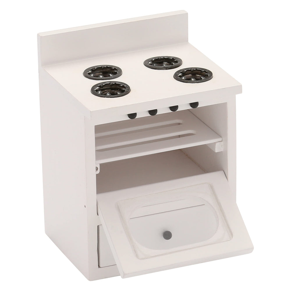 Inusitus 1/12 scale stove top view showing knobs and mini controls