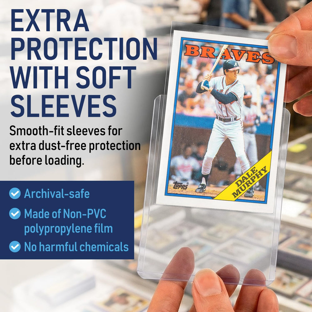 Invested Alliance protective sleeves resist dust and moisture for long-term storage.