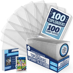 Invested Alliance top loaders 3x4 inch pack protect standard cards from bending and moisture.