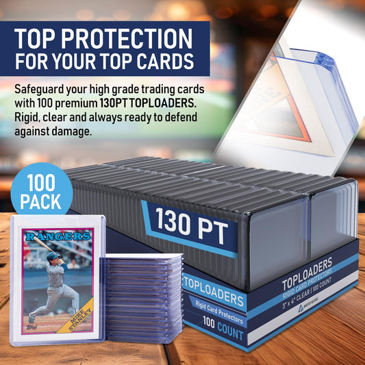 Invested Alliance top loader clear-visibility shows card edges clearly.
