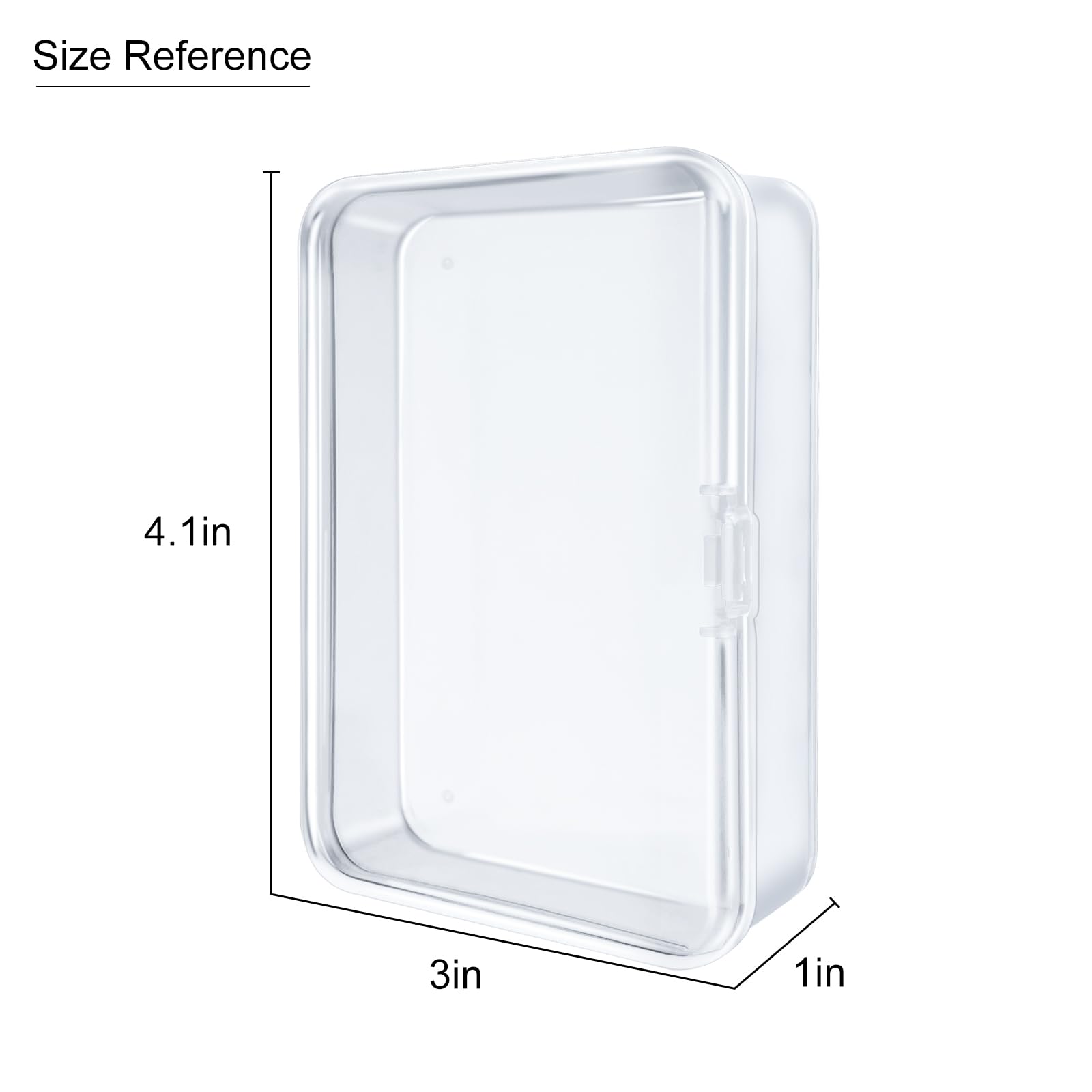 IOKUKI clear plastic deck box ready for quick card identification.