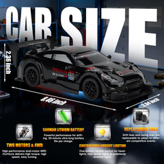 IOMDRWU RC Drift Car rear taillights enhance realism in night races