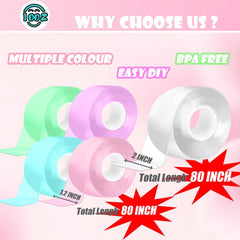IOOZ Nano Tape Bubble Kit color tape adds vibrant bubble designs.
