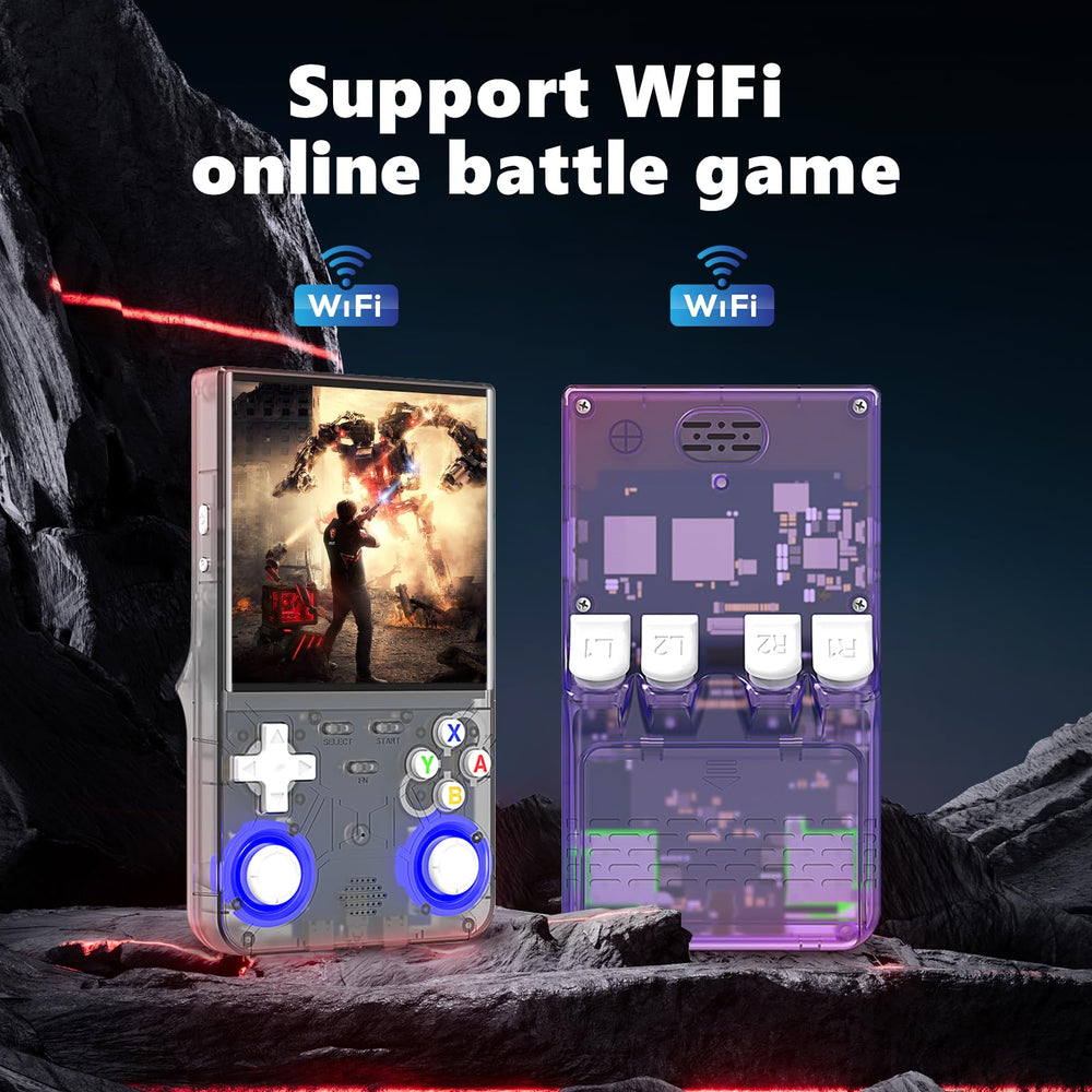 ioscre R36ULTRA dual 3D joysticks with LED lights enable precise control.
