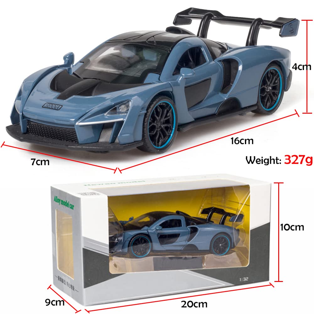 iPariser McLaren Senna toy lights activated and sounds