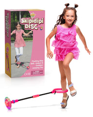 IPIDIPI TOYS Ankle Toy pink flashing in action for backyard fun and coordination