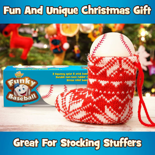 IPIDIPI TOYS baseball squishy ball side view for portability and pocket-sized fun.