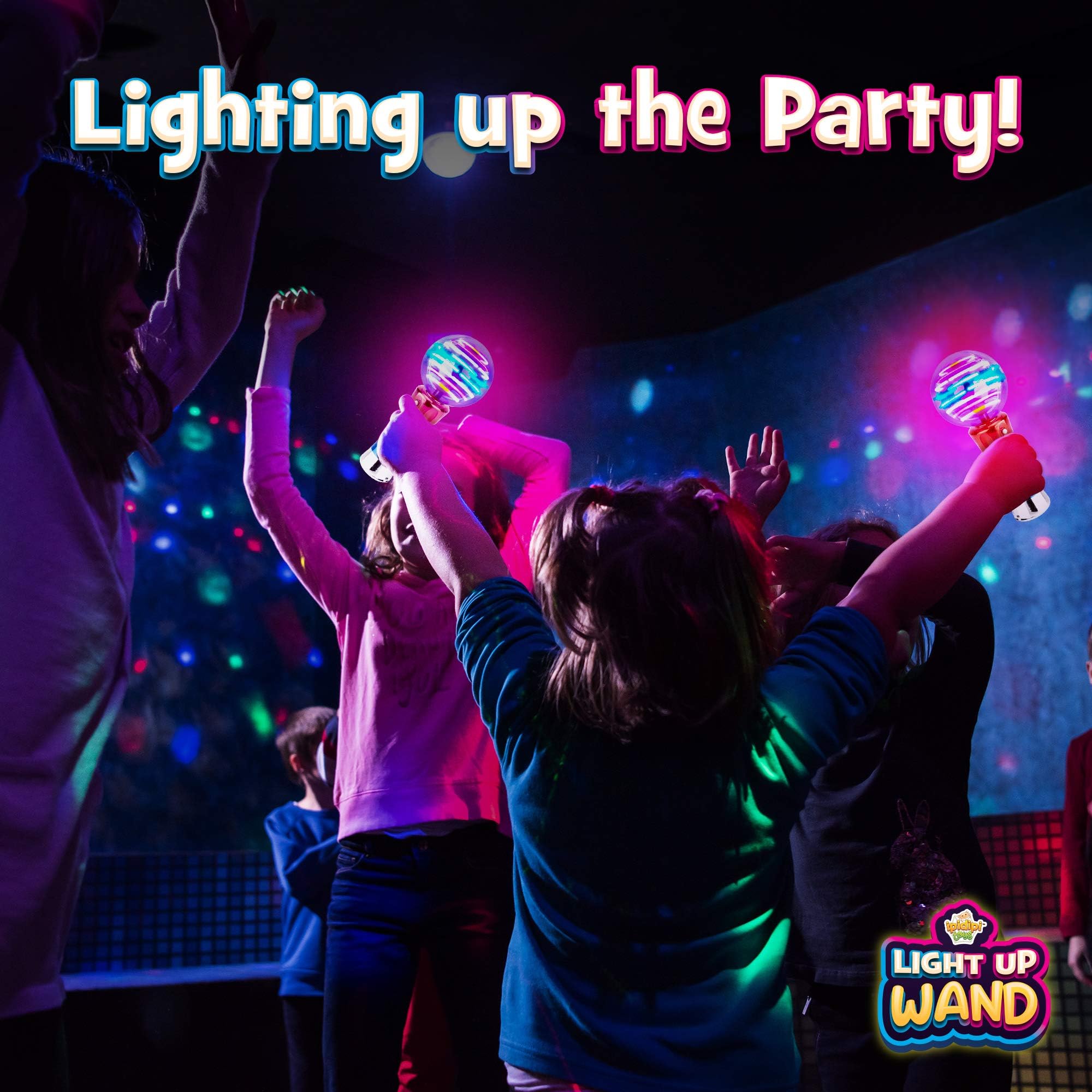 IPIDIPI TOYS colorful LED wand with bright lights for celebrations