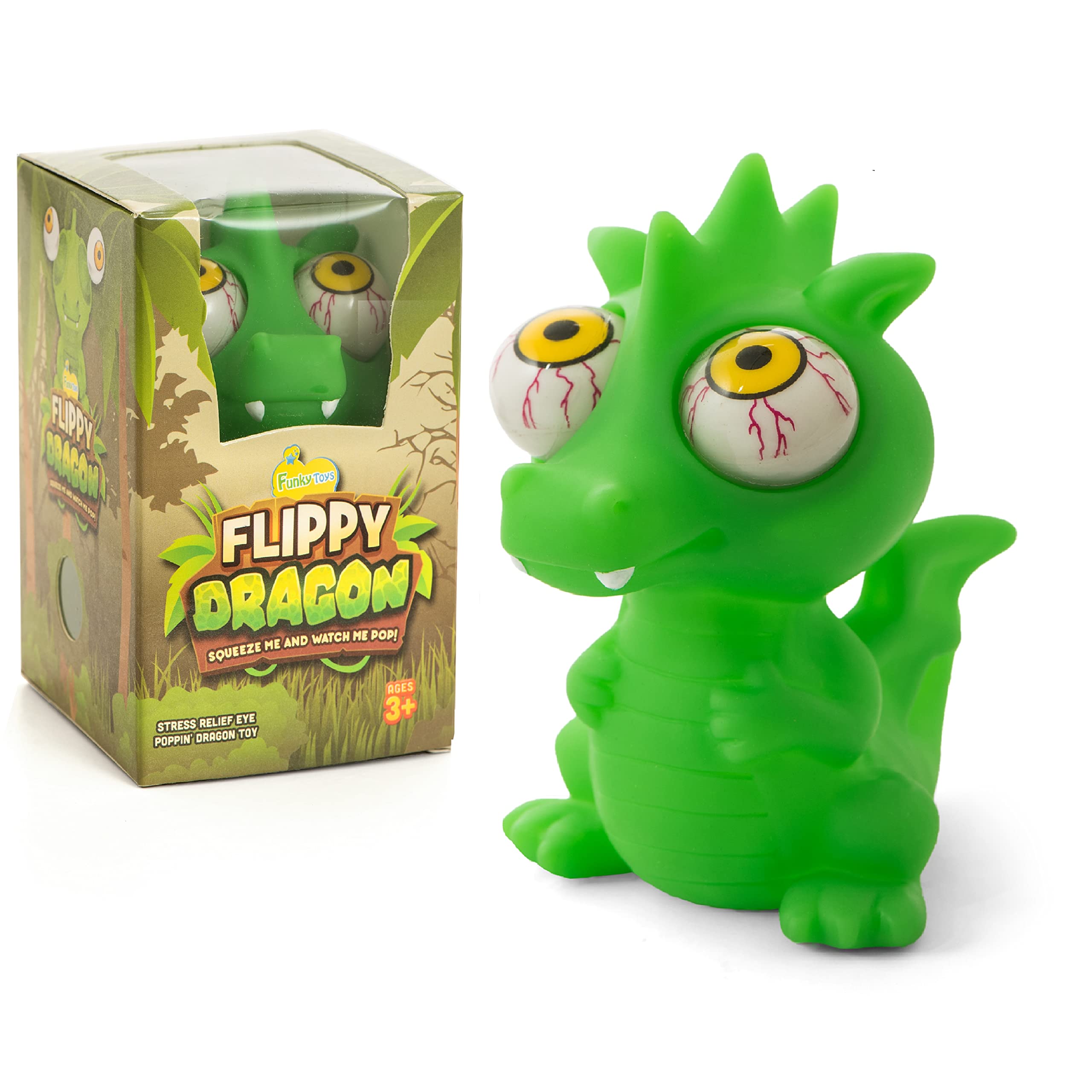 IPIDIPI TOYS Flippy Dragon eye pop for stress relief and sensory fun.