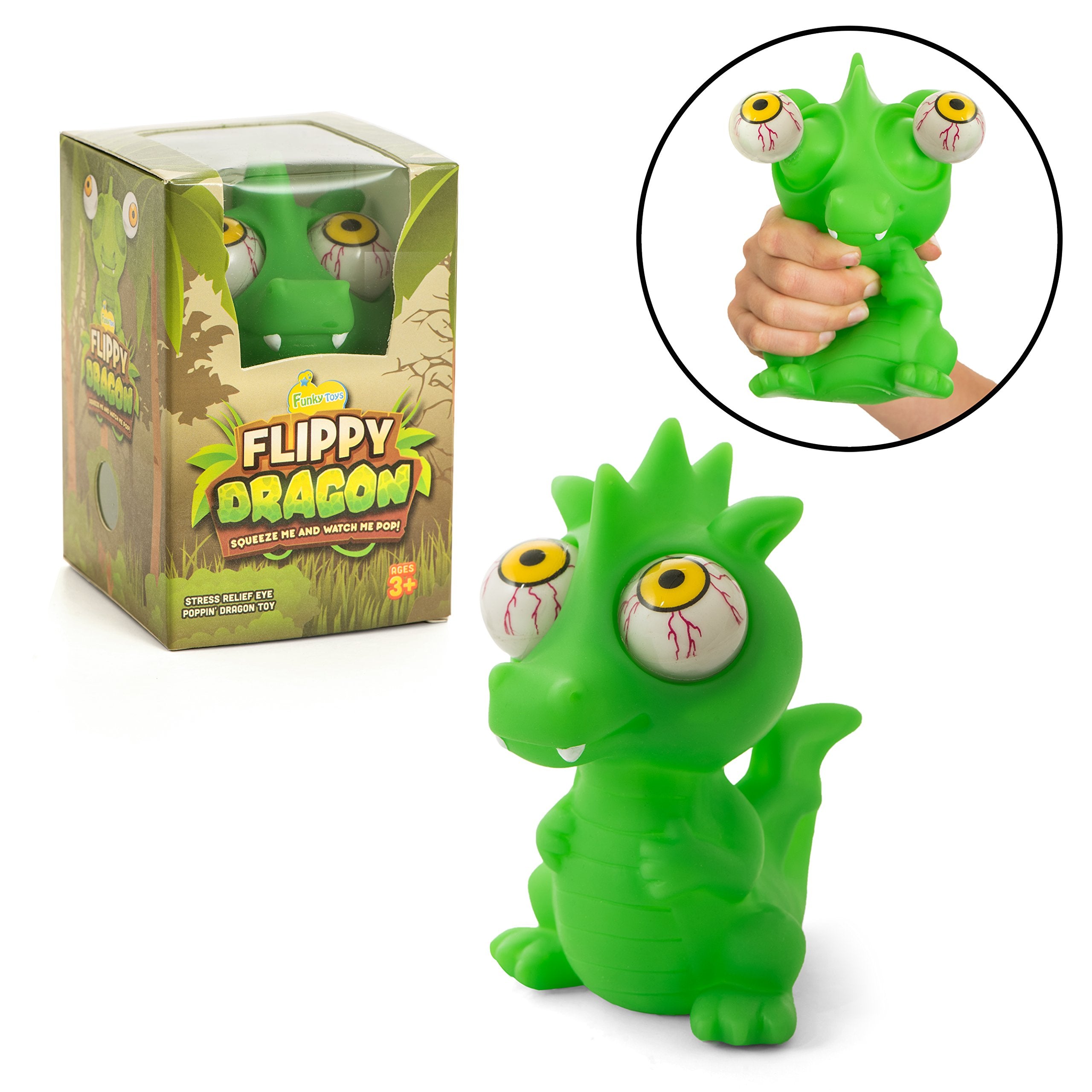 IPIDIPI TOYS Flippy Dragon stress-relief use for kids and adults during breaks.