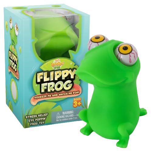 IPIDIPI TOYS Flippy Frog eye-popping action for quick stress relief.